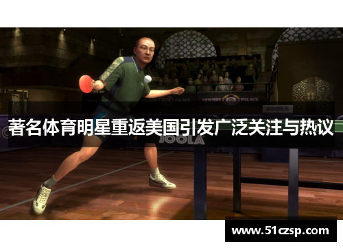 著名体育明星重返美国引发广泛关注与热议